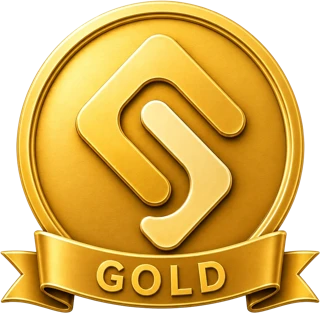 Gold tier badge